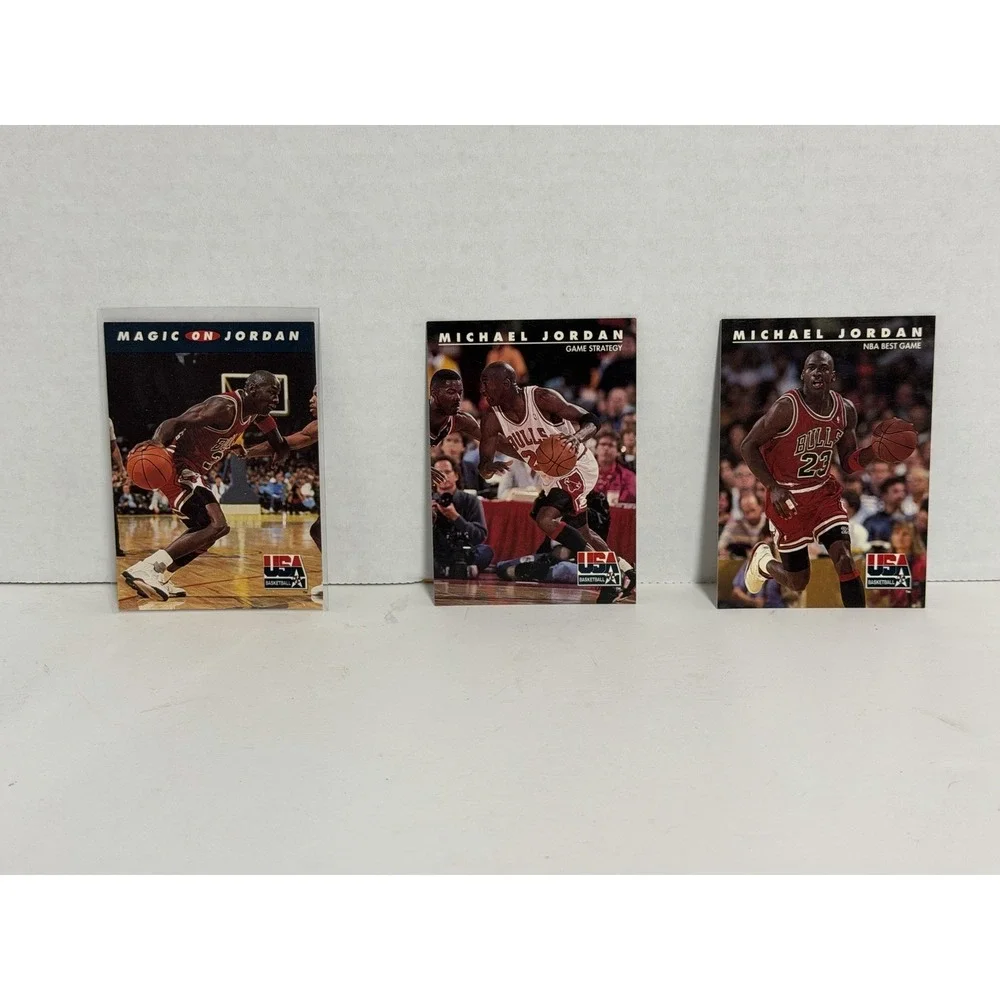 Lot of 3 1992 skybox Michael Jordan cards 39, 40, 105